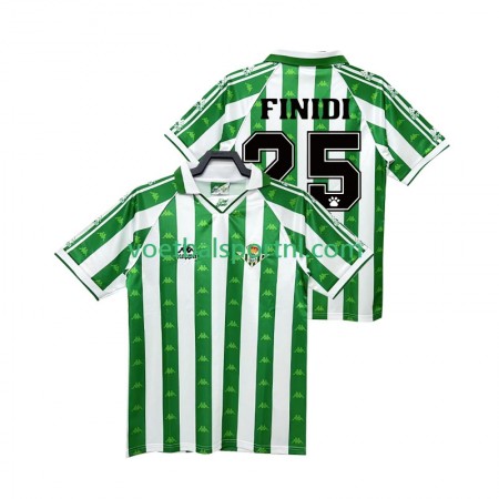 Real Betis FINIDI 25 Retro Thuis Shirt 1996 1997